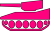 Hot Pink Tank Clip Art
