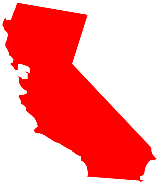 free clipart map of california - photo #6