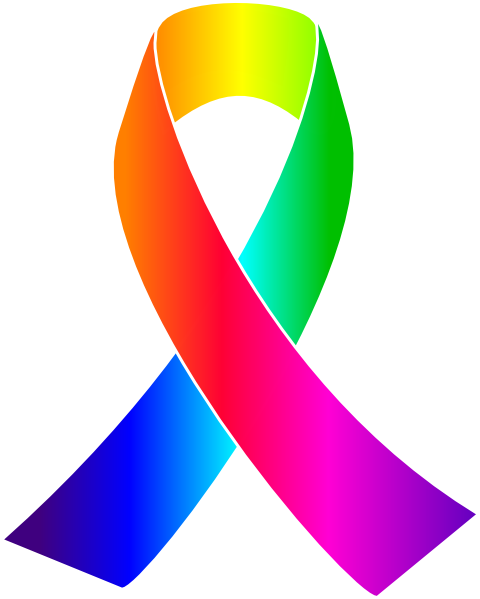 rainbow ribbon clip art - photo #1