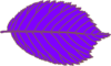 Purple Leaf Clip Art