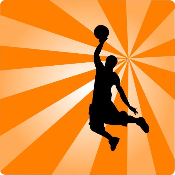 Basketball Orange Silhouette Clip Art at Clker.com - vector clip art