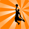 Basketball Orange Silhouette Clip Art