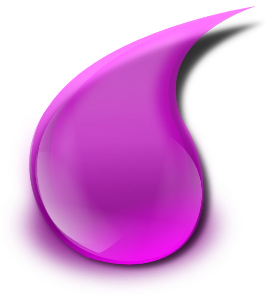 Purple Drop Clip Art at Clker.com - vector clip art online, royalty