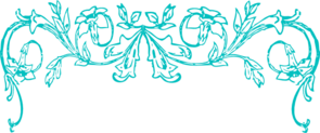 Aqua Vine Clip Art