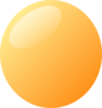 Yellow & Orange Bubble Clip Art