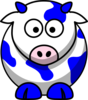 Blue Cow Clip Art