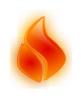 Flame Logo 2 Clip Art