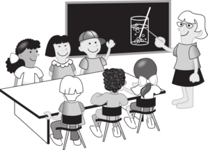 Teacher Chemistry Classroom Clip Art