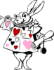Wonderland Bunny Clip Art