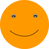 Orange Face Clip Art