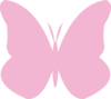 Pink Butterfly  Clip Art
