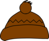 Brown Winter Hat Clip Art
