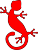 Gecko Red Clip Art