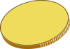 Totetude Gold Coin Clip Art