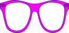 Pink Eyeglasses, Frame Front Clip Art
