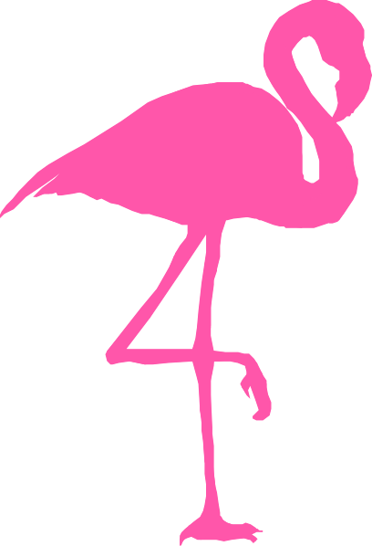 Pink Flamingo Clip Art at Clker.com - vector clip art online, royalty