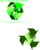 Go Green 4 Green Clip Art