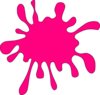 Pink Splat Clip Art