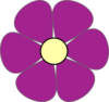 Purple Flower Clip Art