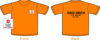 Plain Orange Shirt Clip Art