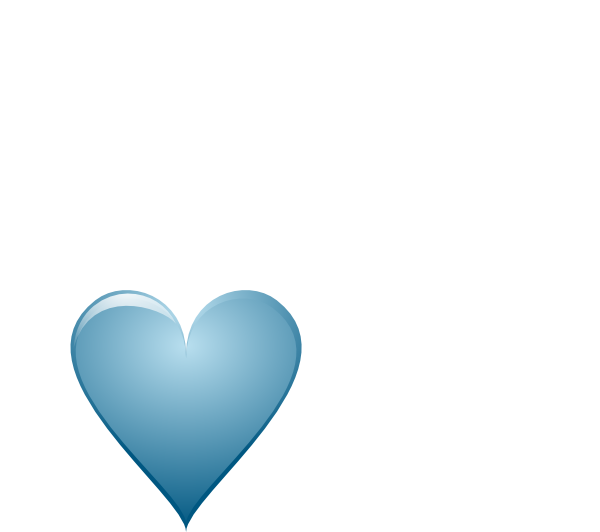 blue heart clip art free - photo #13