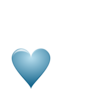 Blue Heart Clip Art