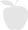 Black Apple Edited Clip Art