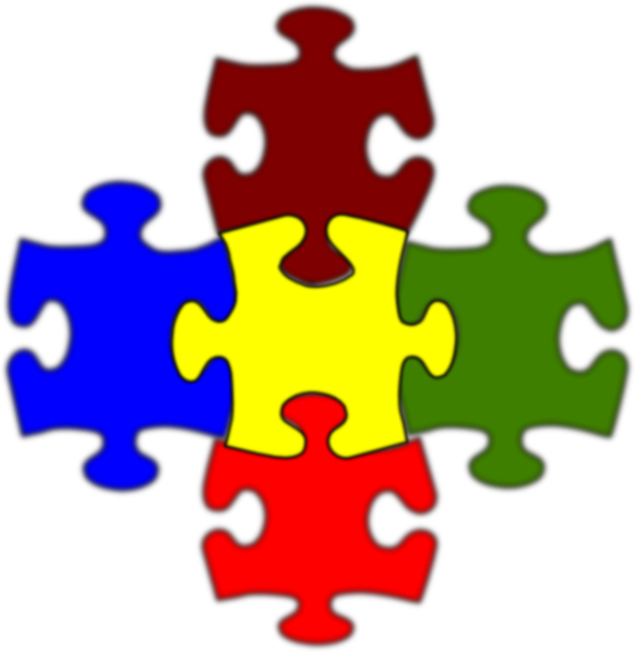 free clip art jigsaw puzzle pieces - photo #45