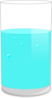 Water Glass Partially Full Clip Art