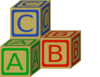 Alphabet Blocks Clip Art