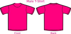 Pink T-shirt Clip Art