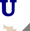 U Letter Blue Clip Art