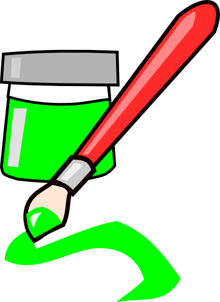 green paint clipart - photo #14