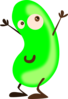 Green Bean Cartoon Clip Art