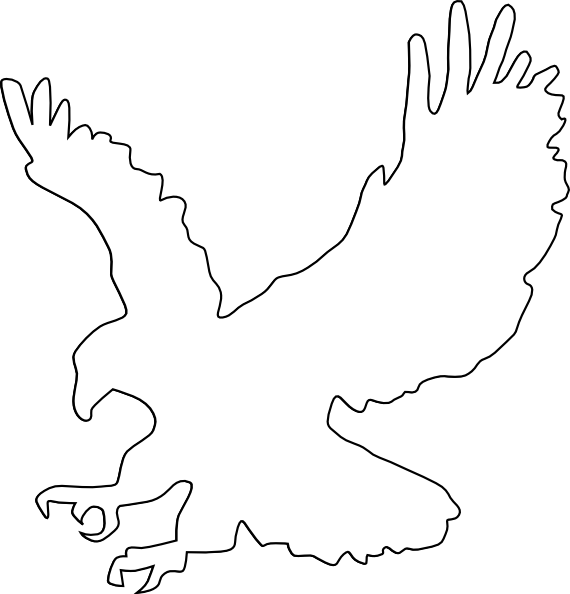 eagle clip art outline - photo #1