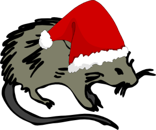 clipart christmas mouse - photo #36