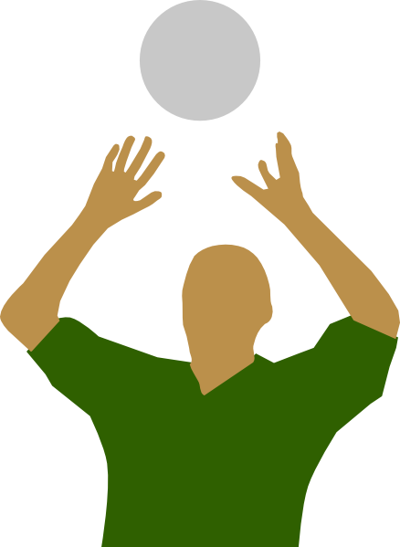 volleyball silhouette clip art - photo #21