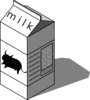 Milk Carton  Clip Art