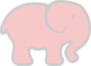 Pink Elephant Clip Art