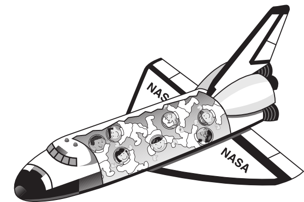 free clip art space shuttle - photo #24