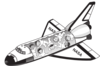 Space Shuttle Open Clip Art