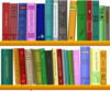 Books On Shelf Clip Art