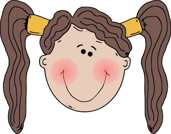 clipart blushing girl - photo #1