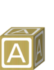 Alphabet Block Clip Art