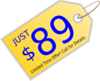 Only $89 Clip Art