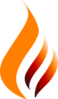 Orange Red Orange Logo Flame Clip Art