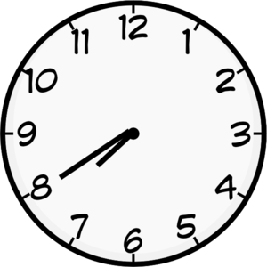 Twenty To Eight Clip Art at Clker.com - vector clip art online, royalty free & public domain
