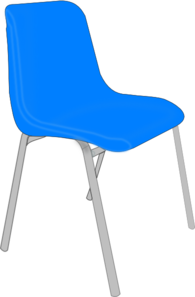 Classroom Blue Chair Clip Art at Clker.com - vector clip art online