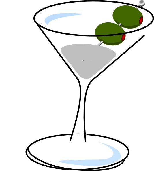 cocktail glass clipart free - photo #13