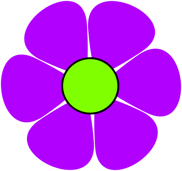 free purple flower clip art - photo #27